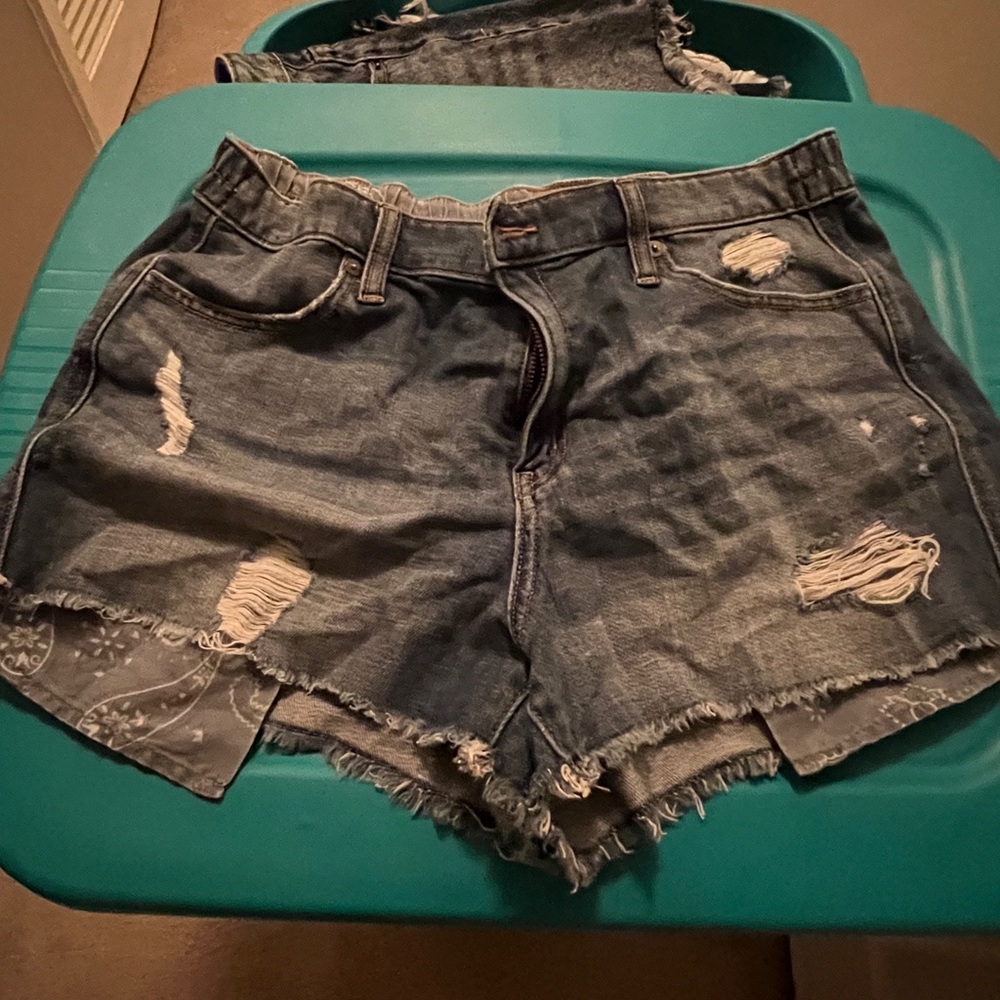 Aerie Stretch Denim Shorts - M